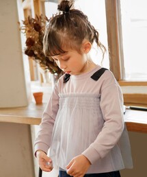 BRANSHES | チュールドッキング長袖Ｔシャツ(Tシャツ/カットソー)