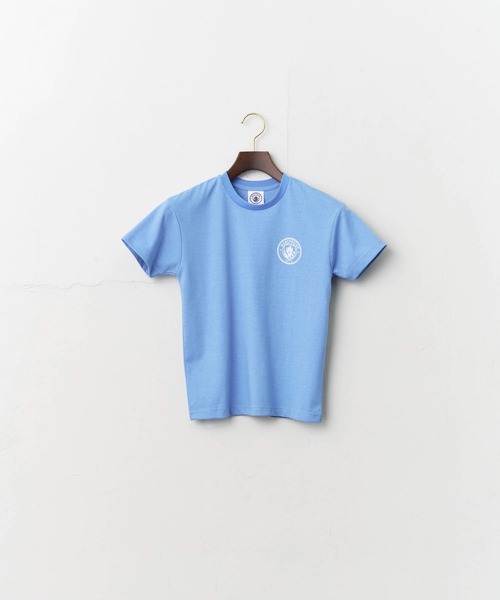 Auntie Rosa(アンティローザ)の「【ジュニア】マンチェスターシティ エンブレム Tシャツ(Tシャツ/カットソー・キッズ・ホワイト/ブルー/ブラック・120/130/140/150/160)」の2枚目の写真