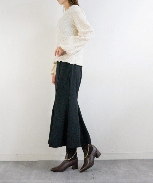 Fabby fabby(ファビィーファビィー)の「ポインテッド2wayチェーンショートブーツ(ブーツ・レディース・ブラウン/ブラック・SMALL/MEDIUM/LARGE)」の14枚目の写真