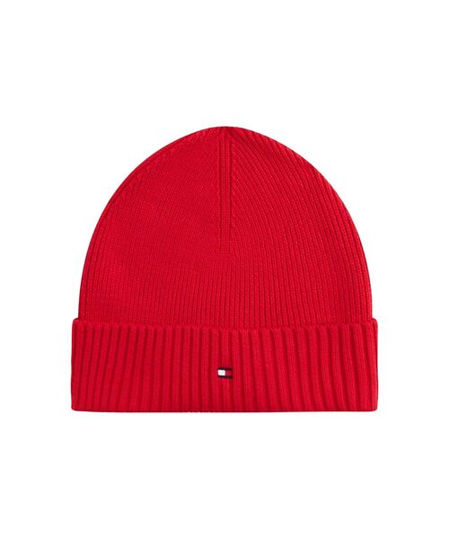 TOMMY HILFIGER（トミーヒルフィガー）の「コットンニットキャップ（ニットキャップ/ビーニー・メンズ・ブラック/グレー/ピンク/ネイビー/イエロー/レッド・FREE）」の6枚目の写真