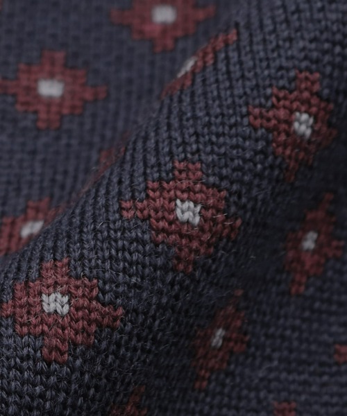 BRICK HOUSE by TOKYO SHIRT(ブリックハウス)の「小紋メンズニットジレ(ベスト・メンズ・ネイビー/ネイビー系2・M/L/LL)」の6枚目の写真