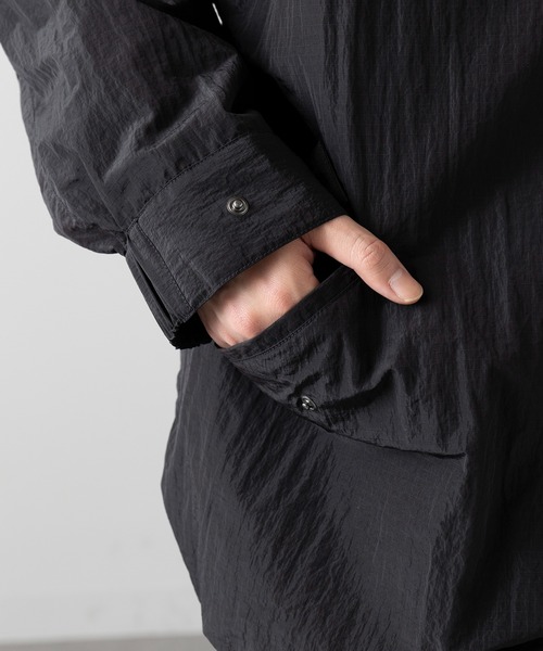 MAISON CLUB(メゾンクラブ)の「【MAISON CLUB】Ripstop Short Mil Coat M-65 / リップストップショートモッズコート(ミリタリージャケット・メンズ・ブラック/グレー/ネイビー/カーキ/ブラウン・L/M)」の15枚目の写真