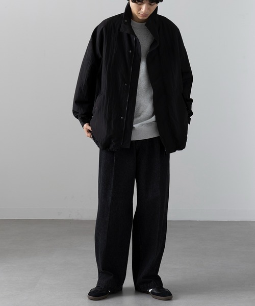 MAISON CLUB(メゾンクラブ)の「【MAISON CLUB】Ripstop Short Mil Coat M-65 / リップストップショートモッズコート(ミリタリージャケット・メンズ・ブラック/グレー/ネイビー/カーキ/ブラウン・L/M)」の12枚目の写真