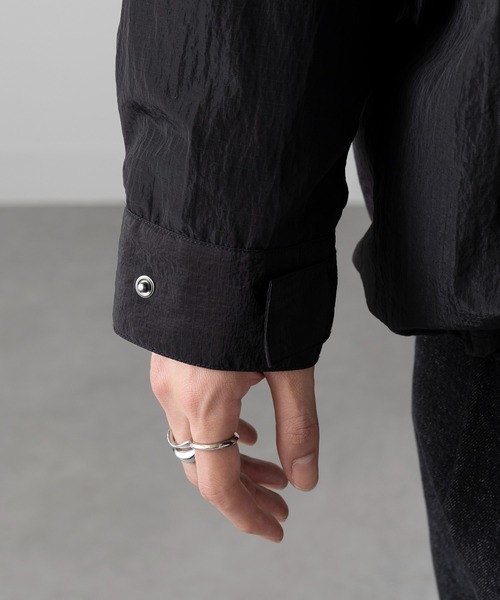 MAISON CLUB(メゾンクラブ)の「【MAISON CLUB】Ripstop Short Mil Coat M-65 / リップストップショートモッズコート(ミリタリージャケット・メンズ・ブラック/グレー/ネイビー/カーキ/ブラウン・L/M)」の17枚目の写真