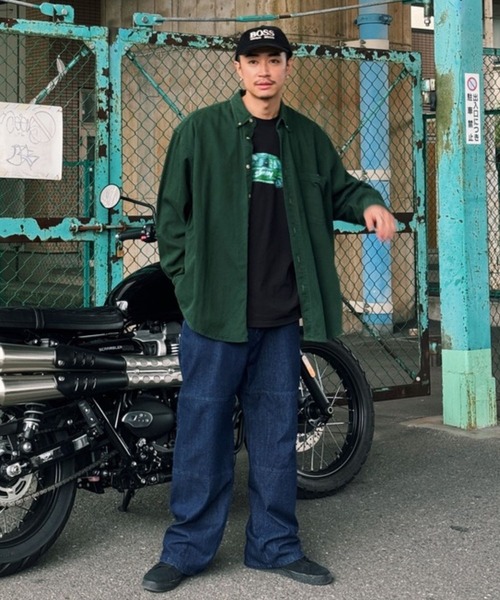 color stitch baggy denim / カラーステッチバギーデニム