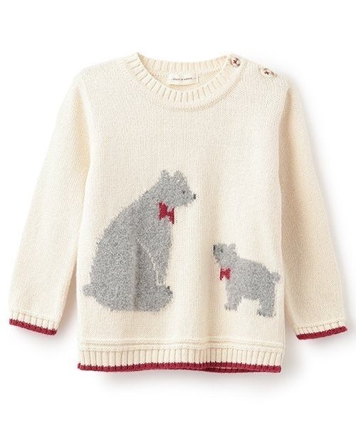【セール】オーガニックタム親子ベアセーター（ニット/セーター）｜sense of wonder（センスオブワンダー）