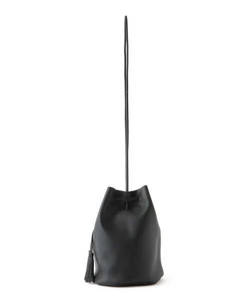 le cercle ADAM ET ROPE'(ルセルクルアダムエロペ)の「巾着バッグ(ショルダーバッグ・レディース・ホワイト系その他2/ブラック・FREE)」の10枚目の写真