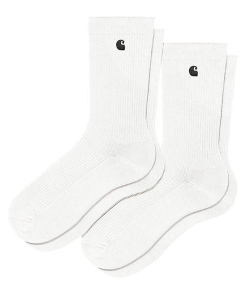 Carhartt WIP（カーハートダブリューアイピー）の「Carhartt WIP MADISON PACK SOCKS（カーハート ワークインプログレス マディソン パック ソックス）（ソックス/靴下・メンズ・ブラック系/ネイビー系/ホワイト系・FREE）」の2枚目の写真