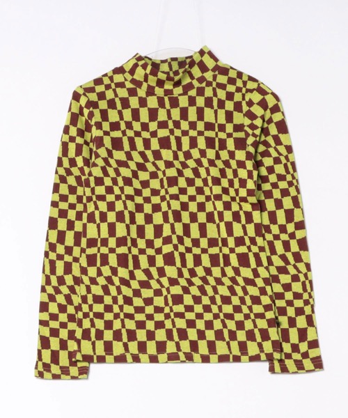 BIG FIELD(ビッグフィールド)の「ソウガラジャガードカットソー/おとな(Tシャツ/カットソー・レディース・オレンジ/イエロー/ホワイト/ピンク・160cm)」の2枚目の写真