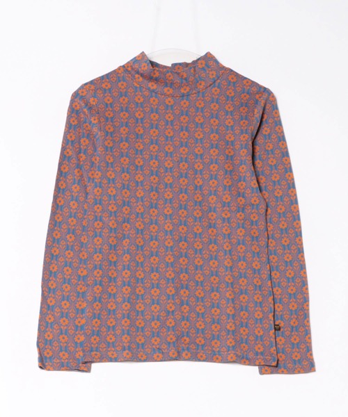 BIG FIELD(ビッグフィールド)の「ソウガラジャガードカットソー/おとな(Tシャツ/カットソー・レディース・オレンジ/イエロー/ホワイト/ピンク・160cm)」の4枚目の写真