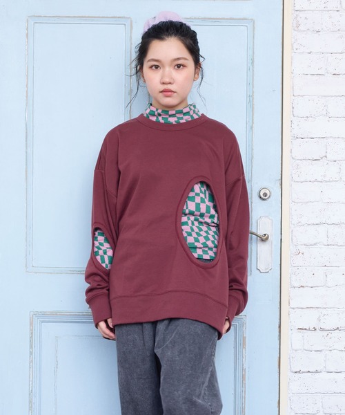 BIG FIELD(ビッグフィールド)の「ソウガラジャガードカットソー/おとな(Tシャツ/カットソー・レディース・オレンジ/イエロー/ホワイト/ピンク・160cm)」の7枚目の写真
