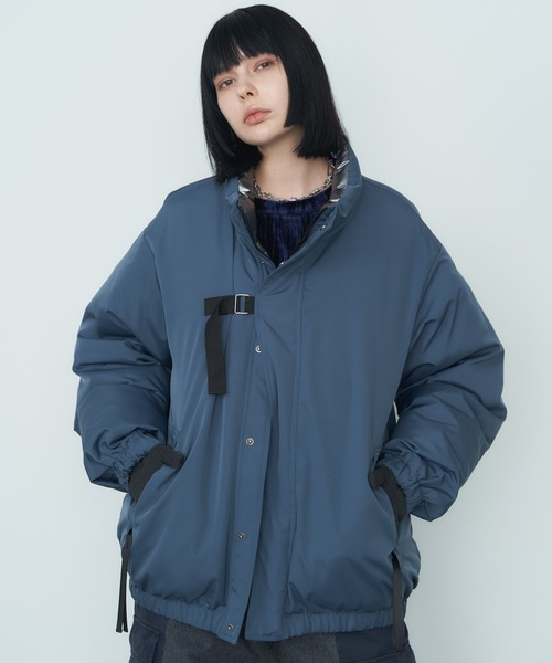 【セール】AFF AIVER 防風撥水リバーシブルパファーブルゾン（ダウンジャケット/コート）｜AFF AIVER（エイエフエフアイバー）