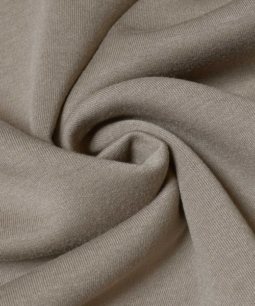 coca（coca）（コカ）の「ハリ感ソフトスウェット ハーフジップトップス（スウェット・メンズ・ブラック/ダークベージュ・L/M/XL）」の15枚目の写真