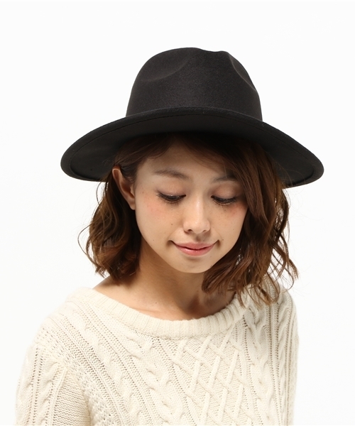 WEGO（ウィゴー）の「WEGO/ツバ広ハット（ハット・レディース・ブラック/ブラウン/ワイン/カーキ/ネイビー/ベージュ/オレンジ/ライトベージュ/グレイッシュベージュ・FREE）」の17枚目の写真