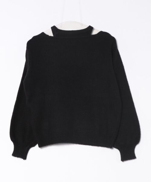 ニット セーター レイヤードVネックニットセット レディース Rashik ニット セーター レイヤードVネックニットセット