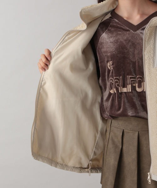 FOREVER 21（フォーエバー トゥエンティーワン）の「【2024FW】ボアスタンドブルゾン（ブルゾン・レディース・アイボリー/チャコールグレー・FREE）」の20枚目の写真