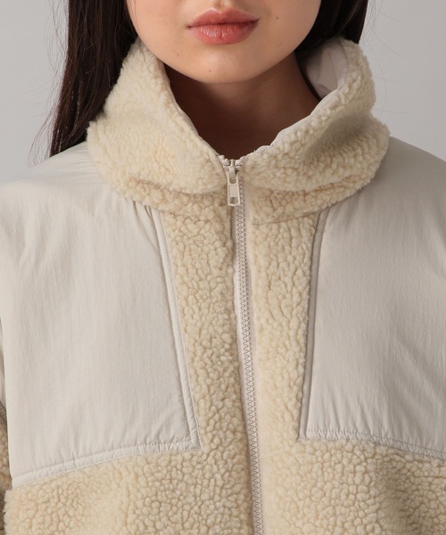 FOREVER 21（フォーエバー トゥエンティーワン）の「【2024FW】ボアスタンドブルゾン（ブルゾン・レディース・アイボリー/チャコールグレー・FREE）」の15枚目の写真