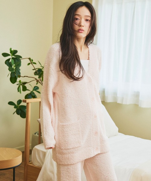 LAFUKU/ラフク】もちふわマシュマロニット/カラーネップニットVネック