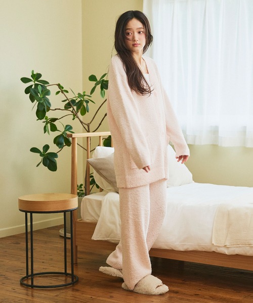 ルームウェア・パジャマ Sugar knit cable tops ivory セール】【LAFUKU/ラフク】もちふわマシュマロニット/カラーネップ