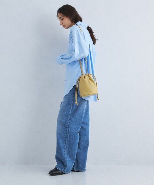 green label relaxing（グリーンレーベルリラクシング）の「ドロスト 2WAY バッグ（ショルダーバッグ・レディース・シルバー/ブラック/ベージュ・FREE）」の8枚目の写真