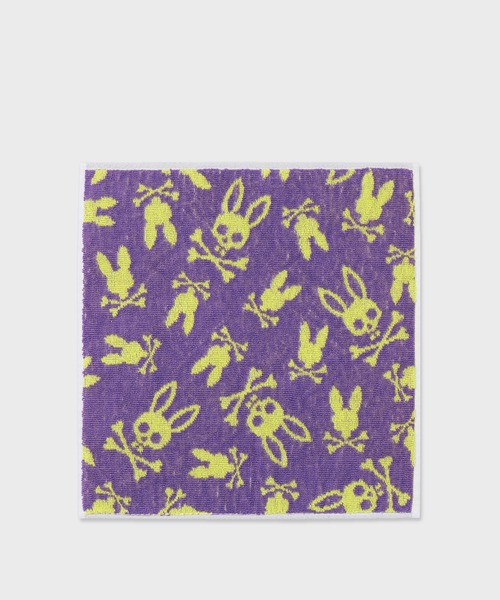 バニーロゴパターン タオルハンカチ（ハンカチ/ハンドタオル）｜Psycho