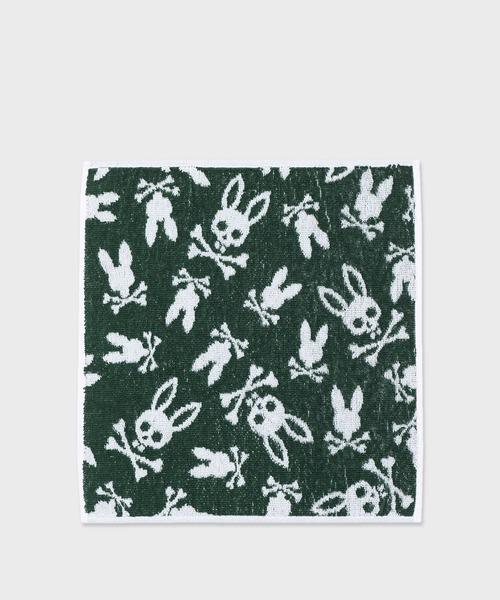 バニーロゴパターン タオルハンカチ（ハンカチ/ハンドタオル）｜Psycho