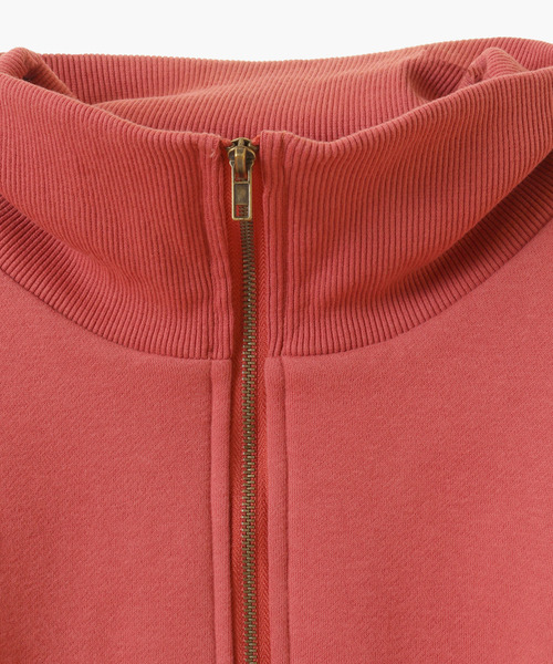 MELROSE claire（メルローズ クレール）の「【裏起毛＋リブ使いのハーフジッププルオーバー】（Tシャツ/カットソー・レディース・ピンク/ダークネイビー/オフホワイト・FREE）」の18枚目の写真