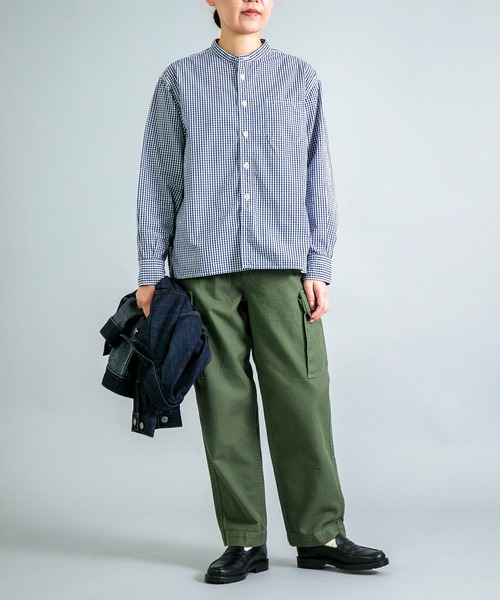 OMNIGOD womens / オムニゴッド] フレンチワークサージ ジャーマン 