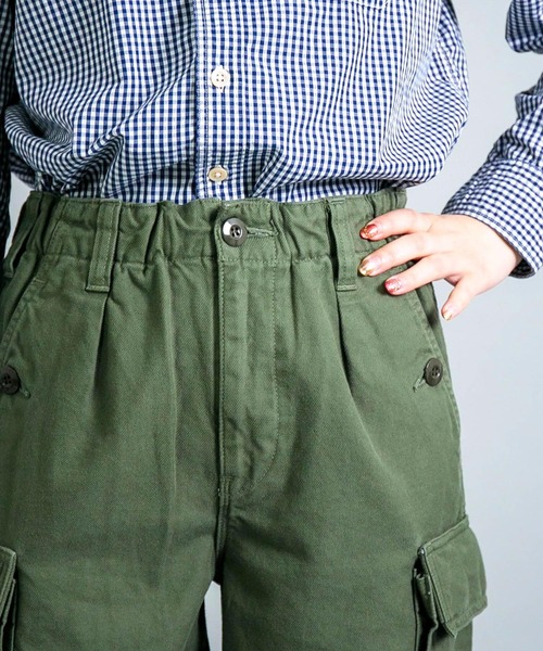 OMNIGOD womens / オムニゴッド] フレンチワークサージ ジャーマン