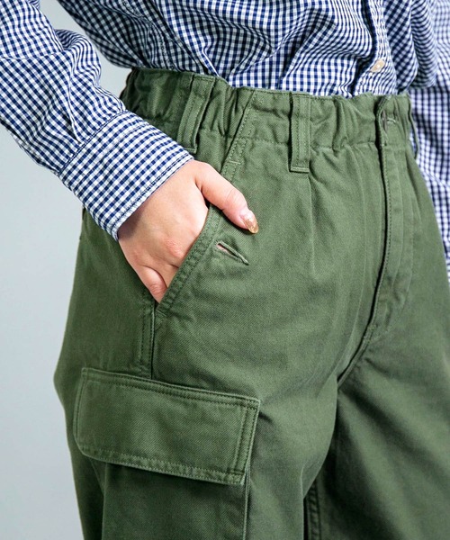 OMNIGOD womens / オムニゴッド] フレンチワークサージ ジャーマン