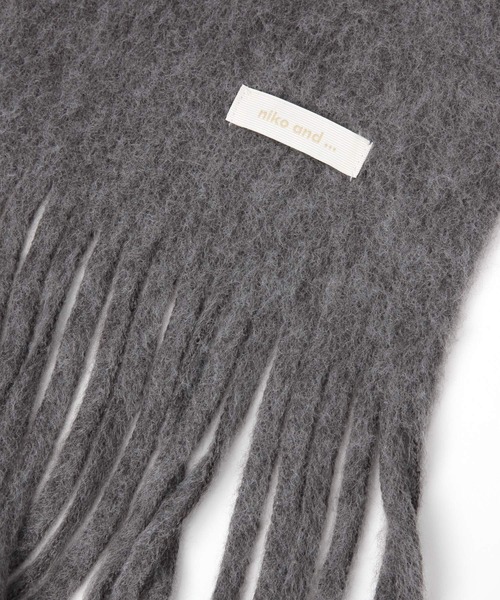 niko and...（ニコアンド）の「オリジナルラッセルストール（ストール/ショール・レディース・ピンク/アイボリー/ブルー/チャコール/オレンジ・0）」の9枚目の写真