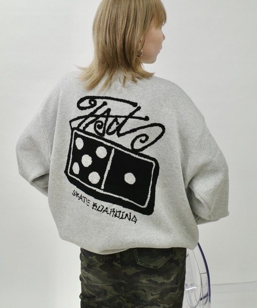 【セール】【UNISEX/ユニセックス】COOPER FACTドミノビッグニット（ニット/セーター）｜WHO'S WHO gallery（フーズフーギャラリー）
