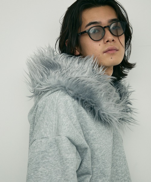 Shoowtime（ショウタイム）の「big hood fur design pullover / ビッグ