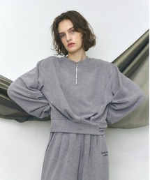 Muel chicミュエルシック スウェットワンピース　グレー Muel Chic｜ミュエルシックのスウェット（グレー/灰色系）通販