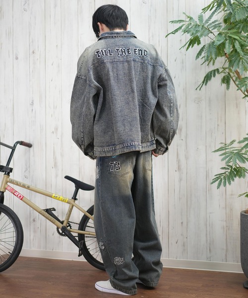 SANTA CRUZ(サンタクルーズ)の「【ムラサキスポーツ限定】SANTACRUZ/サンタクルーズ デニムジャケット ワッペン 刺繍 502251101(その他アウター・メンズ・グリーン/ブラック・M/L)」の12枚目の写真
