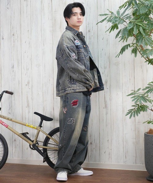 SANTA CRUZ(サンタクルーズ)の「【ムラサキスポーツ限定】SANTACRUZ/サンタクルーズ デニムジャケット ワッペン 刺繍 502251101(その他アウター・メンズ・グリーン/ブラック・M/L)」の13枚目の写真