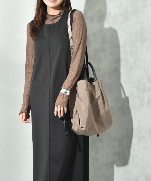 INTERPLANET(インタープラネット)の「ナイロンアニマルベルトBAG(ショルダーバッグ・レディース・ベージュ/ブラック/カーキ/グレイッシュベージュ・フリー)」の20枚目の写真