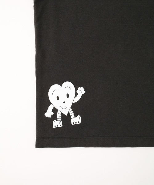 JUNRED(ジュンレッド)の「【Chocomoo×JUNRED】コラボピグメントTシャツ(Tシャツ/カットソー・メンズ・チャコールグレー/ブルー系その他4・L/S/M)」の8枚目の写真