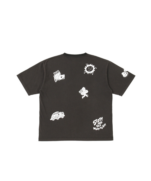 JUNRED(ジュンレッド)の「【Chocomoo×JUNRED】コラボピグメントTシャツ(Tシャツ/カットソー・メンズ・チャコールグレー/ブルー系その他4・L/S/M)」の10枚目の写真