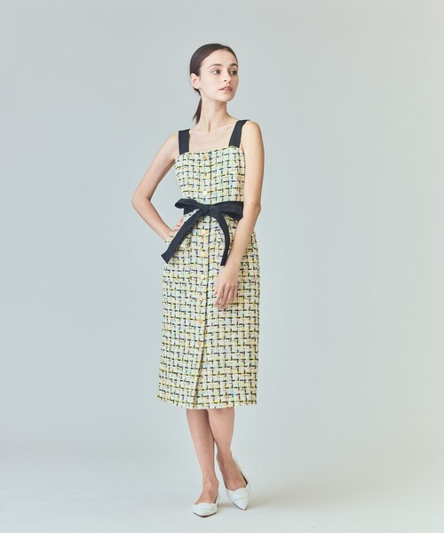 美品　グレースクラス　フラワーカシュクールワンピース 花柄　36茶　秋色　ロング ペイズリーカシュクールワンピース / GRACE CONTINENTAL | GRACE