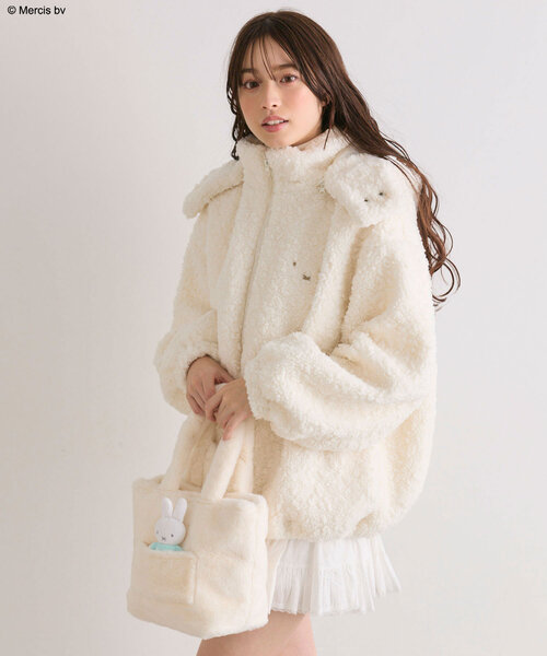 Miffy（ ミッフィー）の「miffyファーミニトートバッグ（トートバッグ・レディース・ブラウン/オフホワイト・FREE）」の22枚目の写真