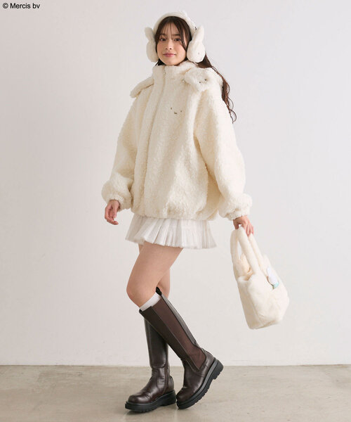 Miffy（ ミッフィー）の「miffyファーミニトートバッグ（トートバッグ・レディース・ブラウン/オフホワイト・FREE）」の21枚目の写真