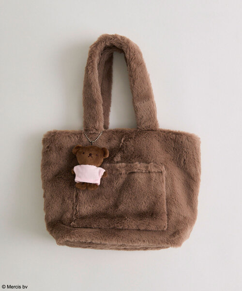 Miffy（ ミッフィー）の「miffyファーミニトートバッグ（トートバッグ・レディース・ブラウン/オフホワイト・FREE）」の16枚目の写真