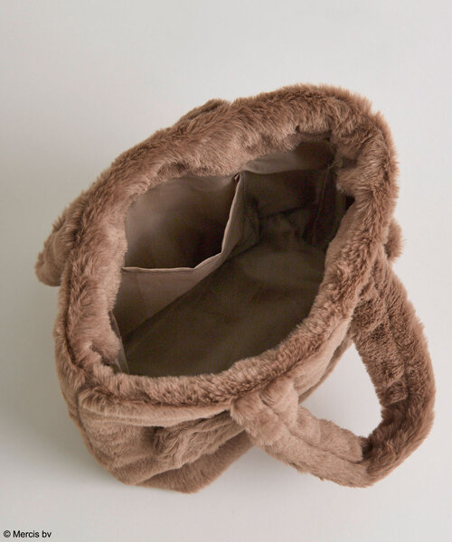 Miffy（ ミッフィー）の「miffyファーミニトートバッグ（トートバッグ・レディース・ブラウン/オフホワイト・FREE）」の13枚目の写真