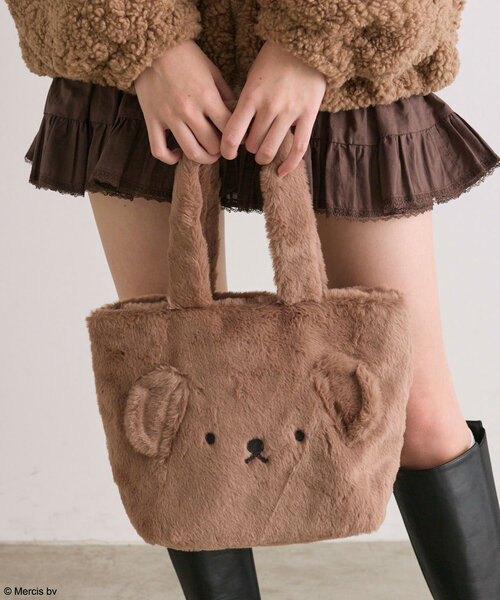 Miffy（ ミッフィー）の「miffyファーミニトートバッグ（トートバッグ・レディース・ブラウン/オフホワイト・FREE）」の12枚目の写真