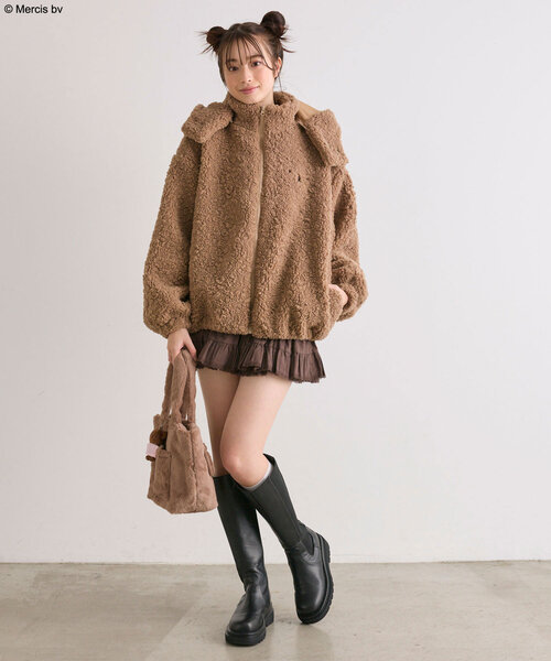 Miffy（ ミッフィー）の「miffyファーミニトートバッグ（トートバッグ・レディース・ブラウン/オフホワイト・FREE）」の9枚目の写真