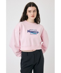 rosymonster スウェット　プルオーバー　ピンク ROLLOVER スウェット トレーナー ピンク