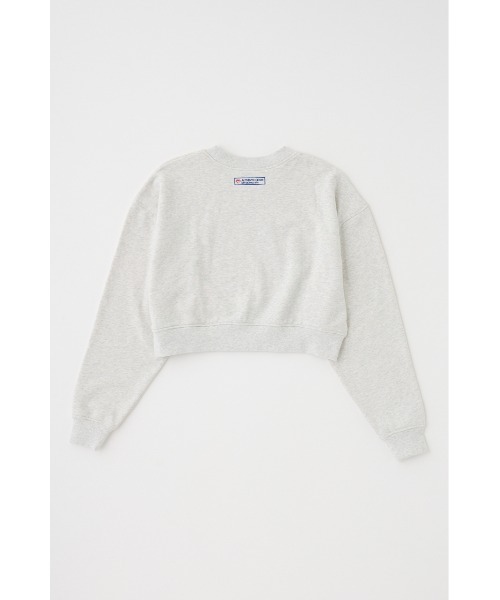 MOUSSY（マウジー）の「MOUSSY PRODUCT LOGO プルオーバー（スウェット・レディース・ダークネイビー/オフホワイト/杢グレー/ライトピンク・FREE）」の5枚目の写真