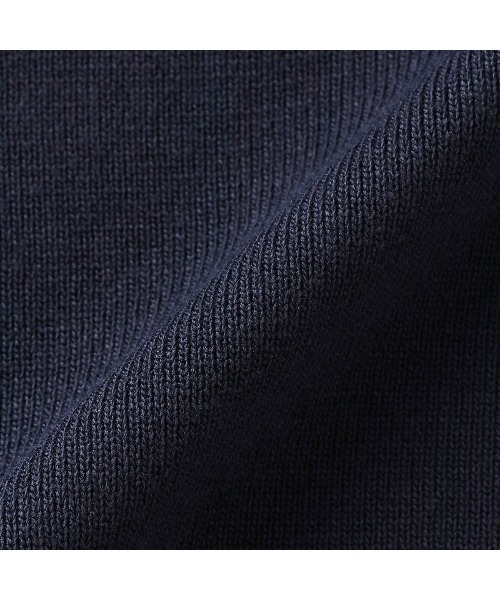 TOKYO SHIRTS（トウキョウシャツ）の「レディース配色ニットジャケット（ニット/セーター・レディース・ナチュラル/ネイビー・L/LL/M）」の13枚目の写真