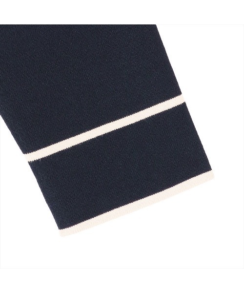 TOKYO SHIRTS（トウキョウシャツ）の「レディース配色ニットジャケット（ニット/セーター・レディース・ナチュラル/ネイビー・L/LL/M）」の12枚目の写真